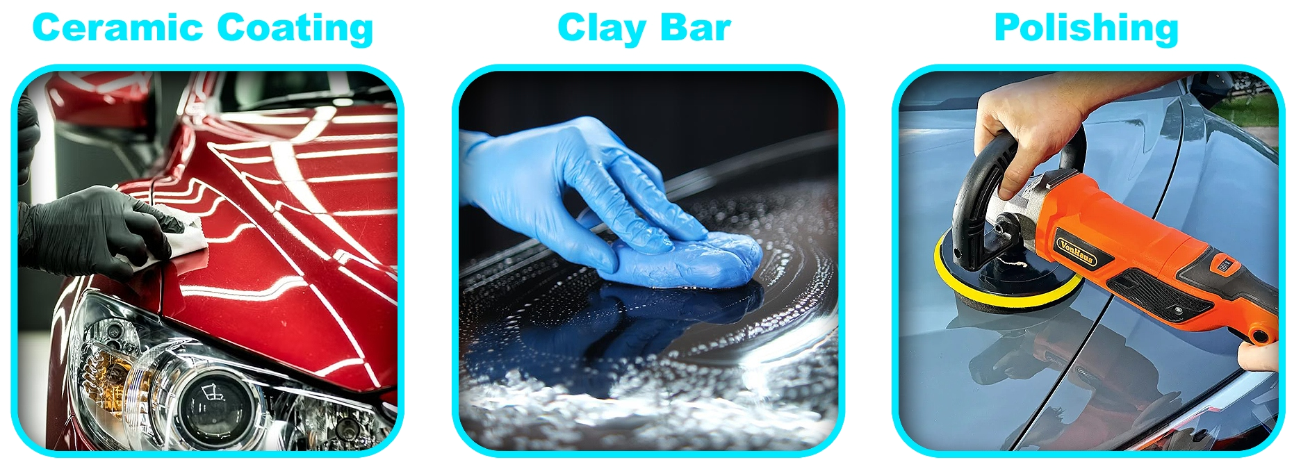 Special Services: Ceramic Coating, Clay Bar, and Polishing